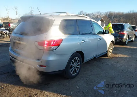 2015 Nissan Pathfinder Sl from USA, damaged, VIN 5N1AR2MM1FC689634